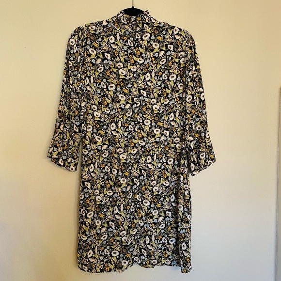 Rolla's Lizzy Elizabeth Meadow Floral Dress Black Size 12 / L Boho Casual NEW - Picture 2 of 16